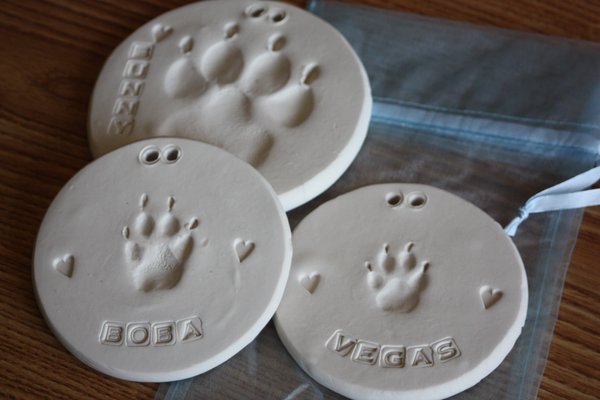 Clay Paw Prints